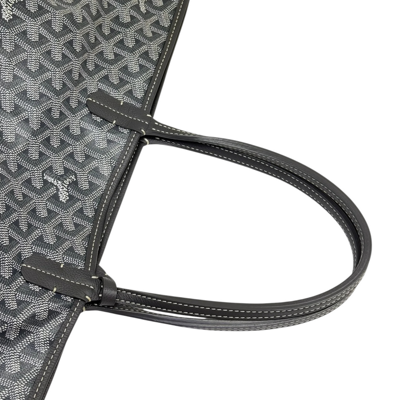 Saint Louis PM Goyardine Canvas Grey SHW