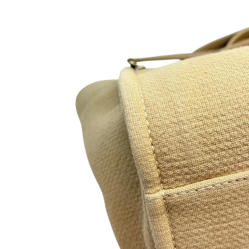Deauville Tote Medium Mixed Fibers Beige LGHW