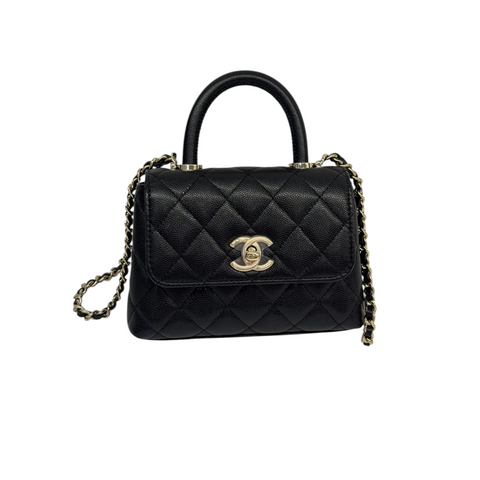 Classic Single Flap Maxi in Black Caviar Leather with SHW