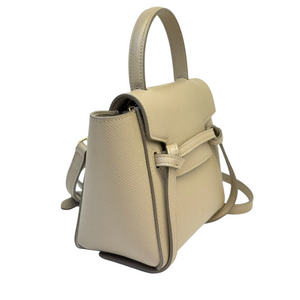 Belt Bag Pico Grained Calfskin Light Taupe GHW
