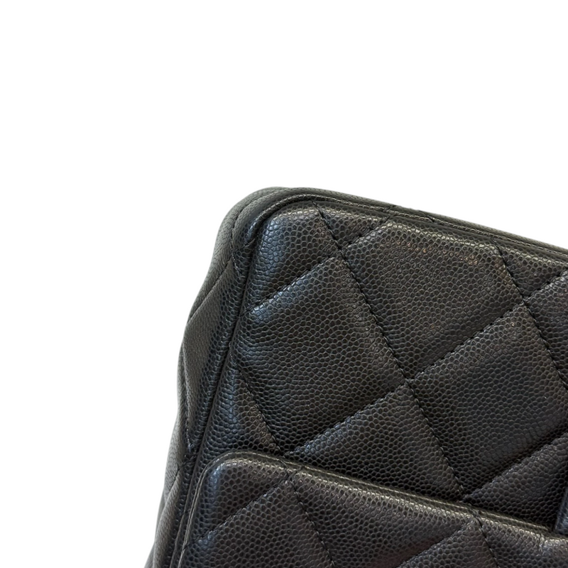 Seasonal Flap Crossbody Caviar Quilted Black GHW