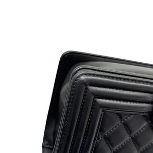 Boy Flap Small Calfskin Quilted Black RHW