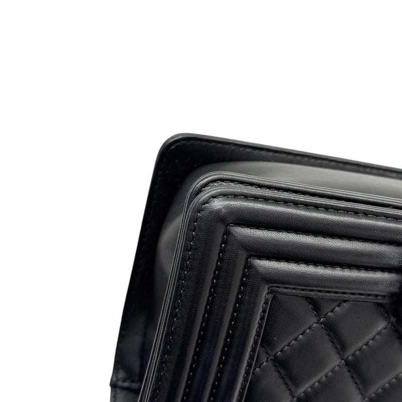 Boy Flap Small Calfskin Quilted Black RHW
