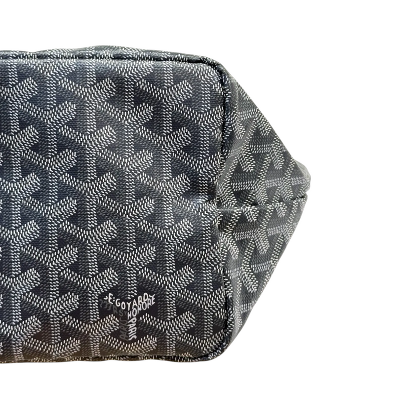 Saint Louis PM Goyardine Canvas Grey SHW