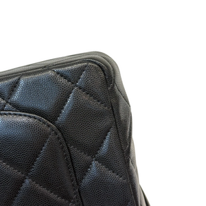 Seasonal Flap Crossbody Caviar Quilted Black GHW