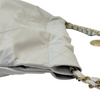 Small Shiny Calfskin Quilted Light Grey GHW