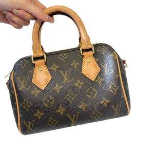 Speedy Bandouliere 20 Monogram Brown GHW