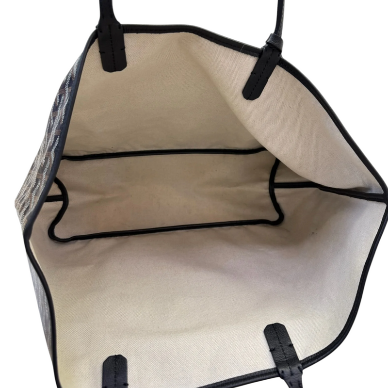 Saint Louis PM Goyardine Canvas Black