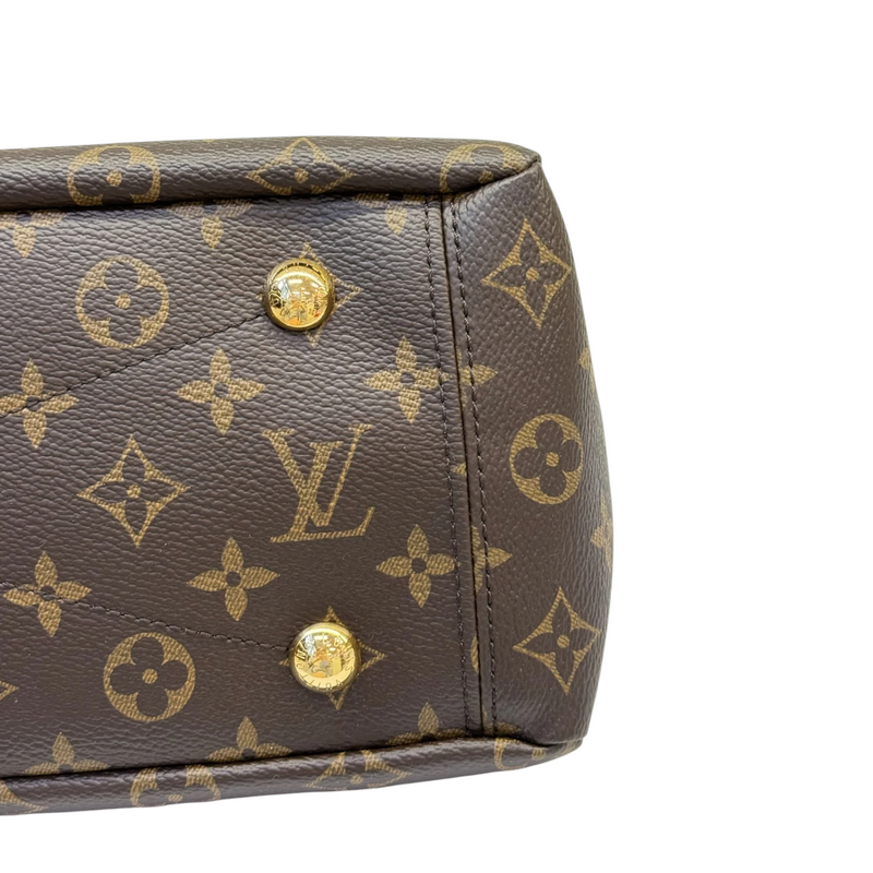 Pallas MM Monogram Canvas Brown GHW