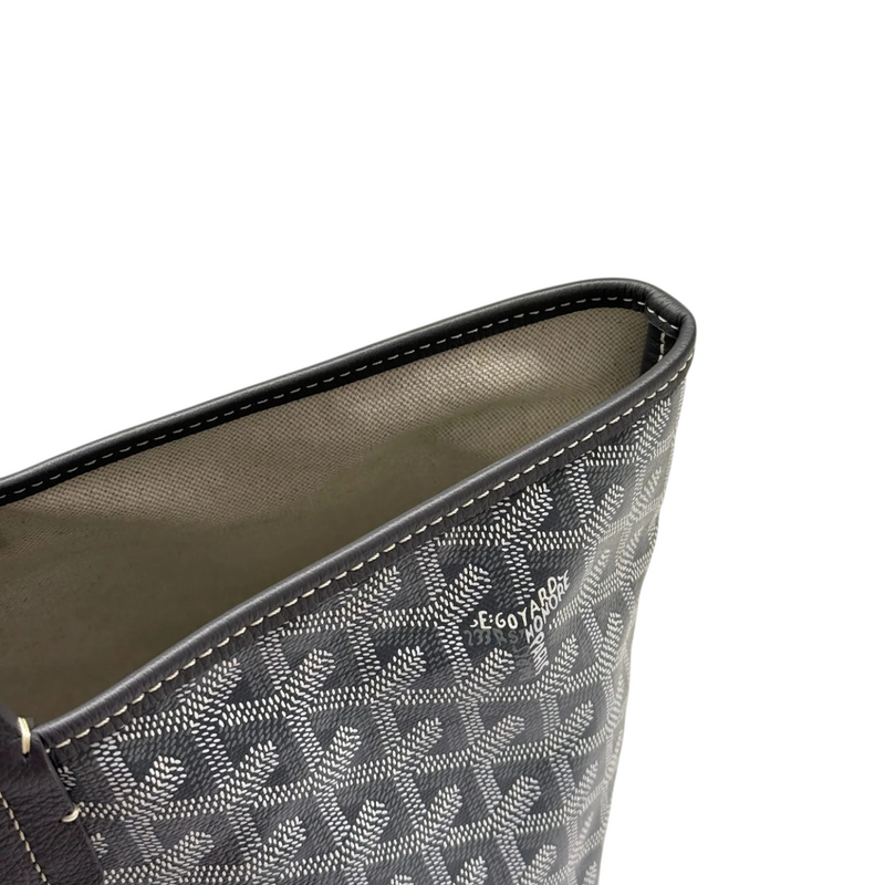 Saint Louis PM Goyardine Canvas Grey SHW