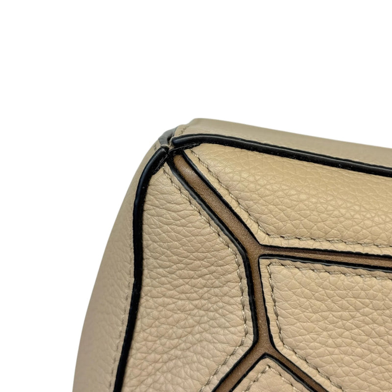 Puzzle Bag Small Grained Calfskin Sand GHW