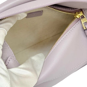 Puzzle Edge Mini Calfskin Quilted Purple GHW