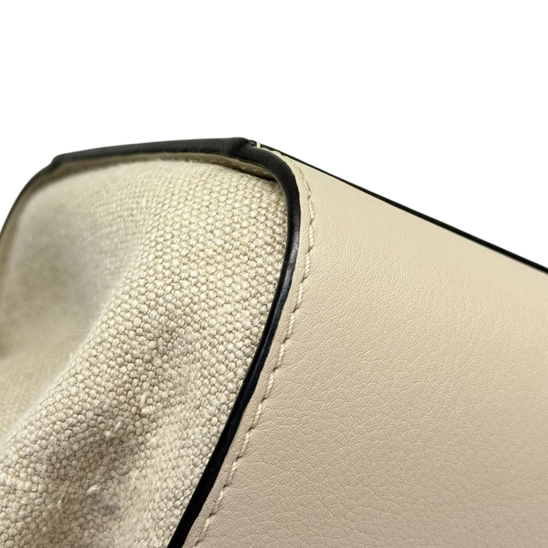 Hammock Mini Shoulder Grained Calfskin Sand SHW