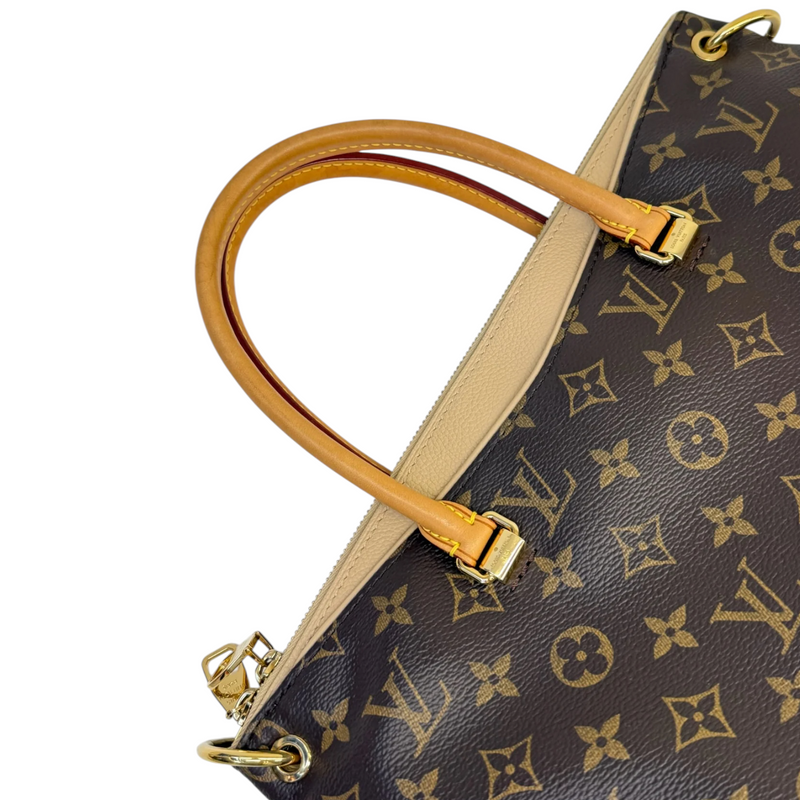Pallas MM Monogram Canvas Brown GHW