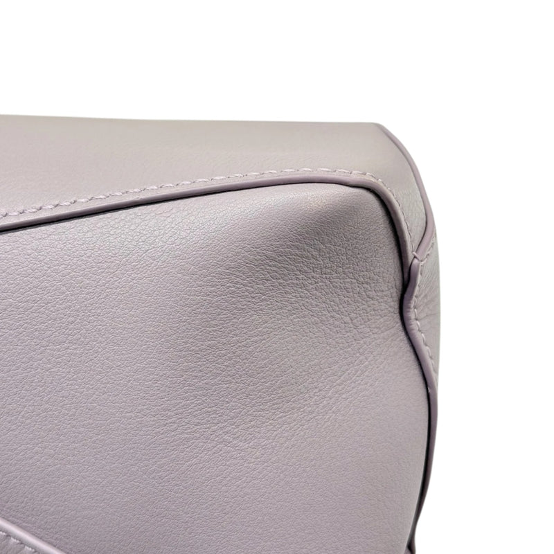 Puzzle Edge Mini Calfskin Quilted Purple GHW