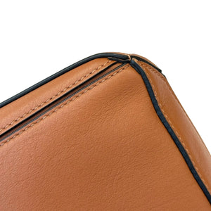 Puzzle Bag Small Calfskin Quilted Tan SHW