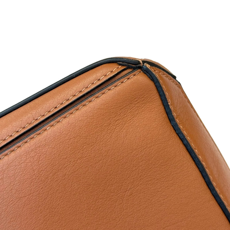 Puzzle Bag Small Calfskin Quilted Tan SHW