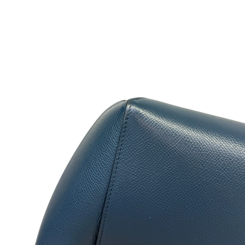 Nano Belt Bag Grained Calfskin Blue GHW