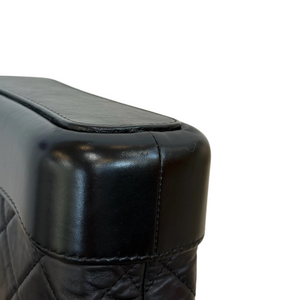 Gabrielle Hobo Small Aged Calfskin Quilted Black MHW