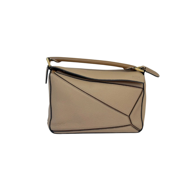 Puzzle Bag Small Grained Calfskin Sand GHW