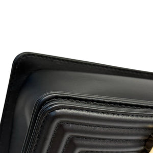 Boy Flap Small Calfskin Chevron Quilted Black GHW