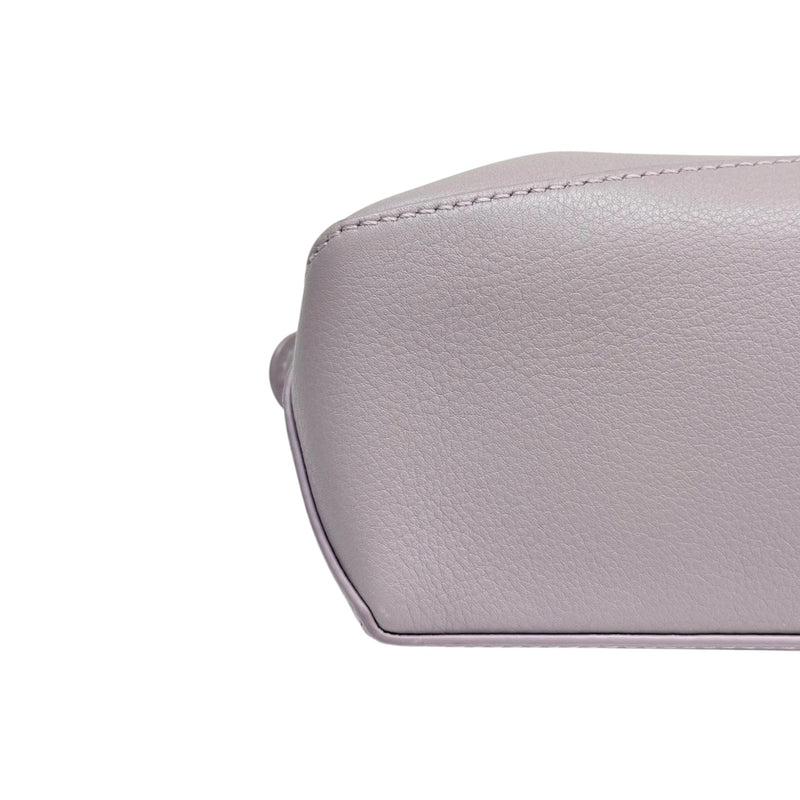 Puzzle Edge Mini Calfskin Quilted Purple GHW