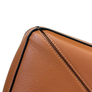 Puzzle Bag Small Calfskin Quilted Tan SHW