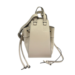 Hammock Mini Shoulder Grained Calfskin Sand SHW