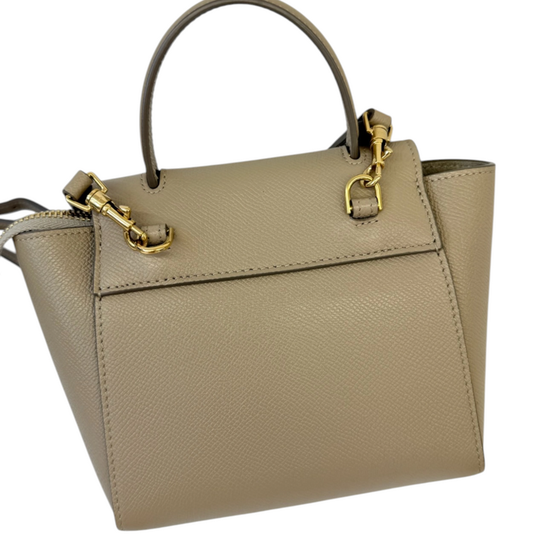 Belt Bag Pico Grained Calfskin Light Taupe GHW