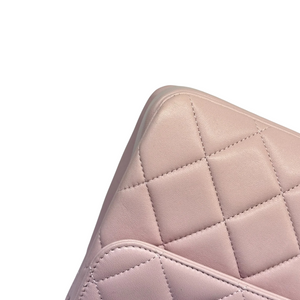 Trendy CC Flap Top Handle Lambskin Light Purple LGHW