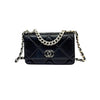Medium Tri-Color Lady Dior Purple Python Sides SHW