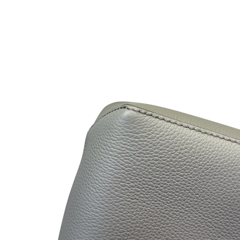Puzzle Mini Calfskin Quilted Grey SHW