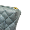 Coco Handle Flap Extra Mini Iridescent Caviar Light Blue GHW