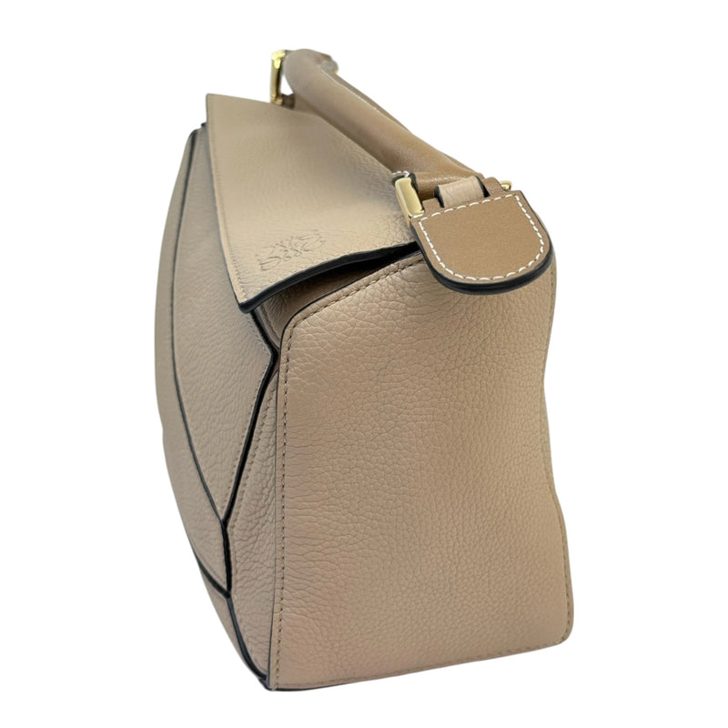 Puzzle Bag Small Grained Calfskin Sand GHW