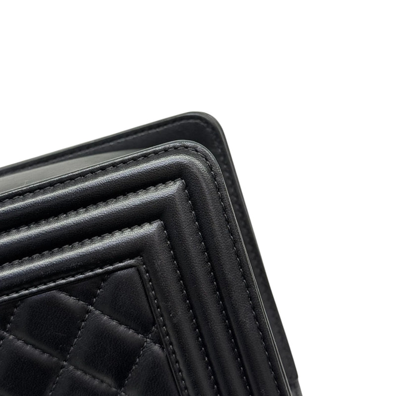 Boy Flap Small Calfskin Quilted Black RHW