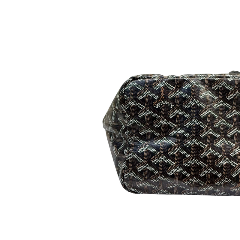 Saint Louis PM Goyardine Canvas Black