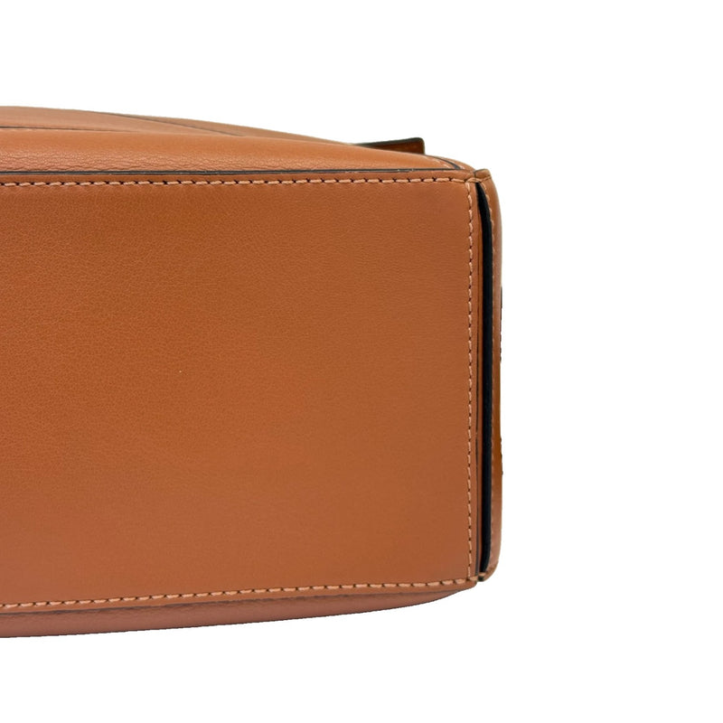 Puzzle Bag Small Calfskin Quilted Tan SHW