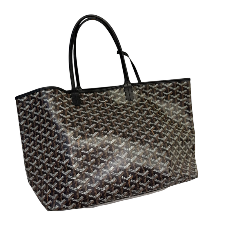 Saint Louis PM Goyardine Canvas Black