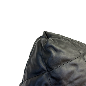 Chanel 22 Medium Shiny Calfskin Quilted Black GHW