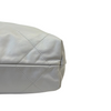 Small Shiny Calfskin Quilted Light Grey GHW