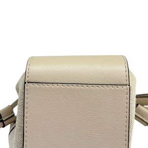 Hammock Mini Shoulder Grained Calfskin Sand SHW