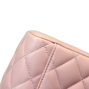Vanity Case With Chain Sweet Camellia Small Lambskin Pink GHW