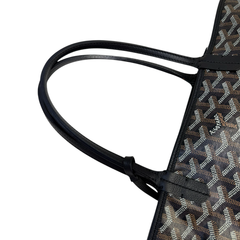 Saint Louis PM Goyardine Canvas Black