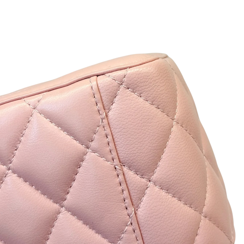 Vanity Case With Chain Sweet Camellia Small Lambskin Pink GHW