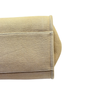 Deauville Tote Medium Mixed Fibers Beige LGHW