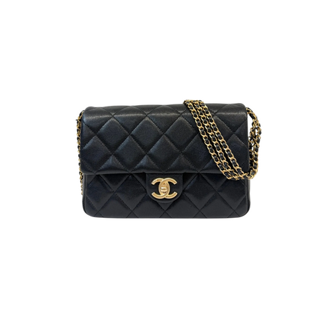 Twist PM Shoulder Epi Black Pink