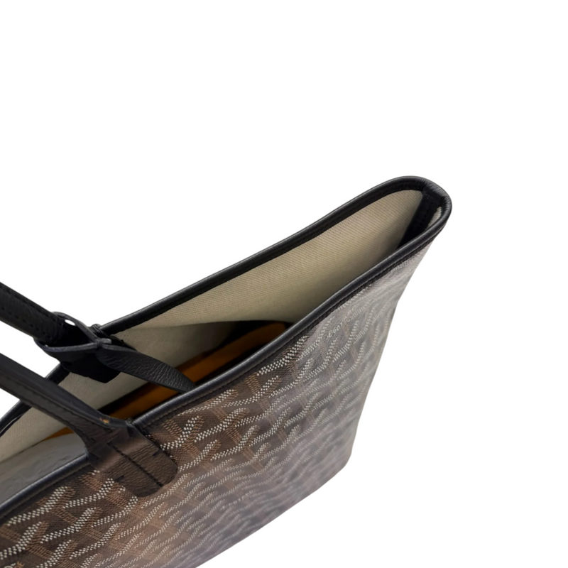 Saint Louis PM Goyardine Canvas Black