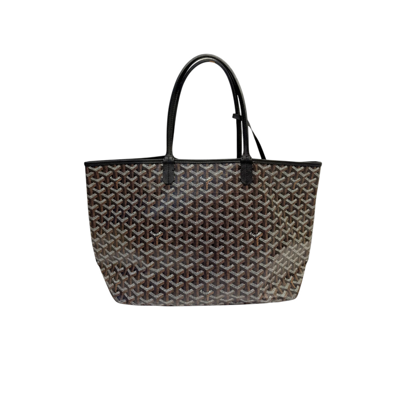 Saint Louis PM Goyardine Canvas Black