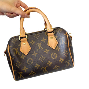 Speedy Bandouliere 20 Monogram Brown GHW