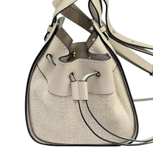 Hammock Mini Shoulder Grained Calfskin Sand SHW